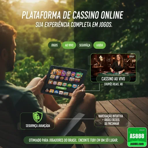 as888 - interface premium - Cadastro na Plataforma